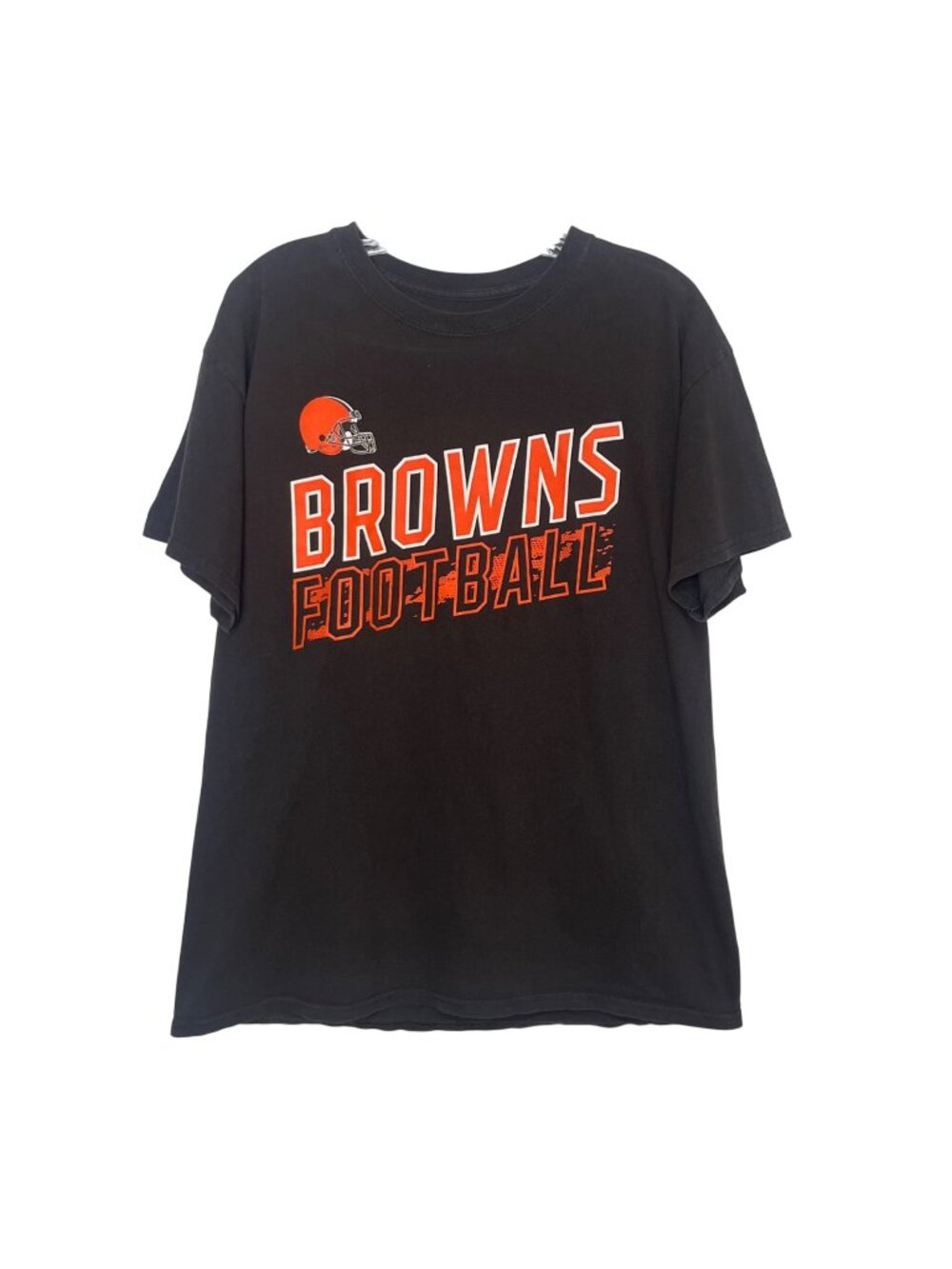 Cleveland Browns Football NFL Team Apparel TShirt Mens Large Brown